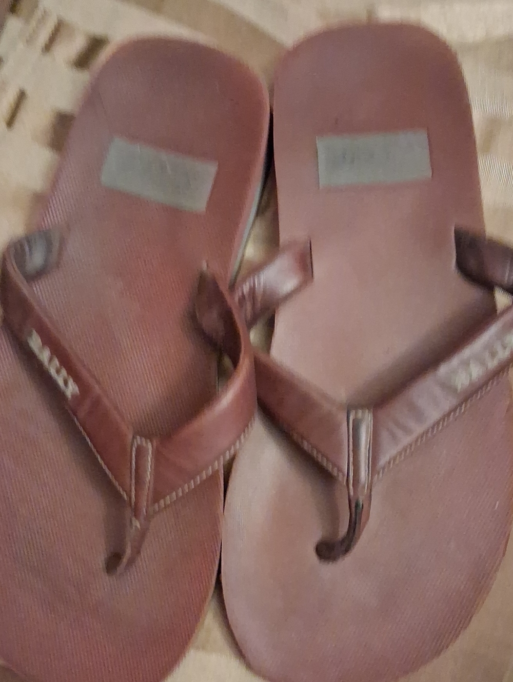 Bally Brown Leather Flip Flop Sandals
